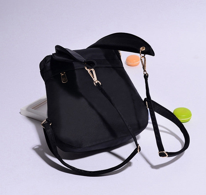 Cartoon Rabbit Nylon Backpack Purse With 4 Color Options