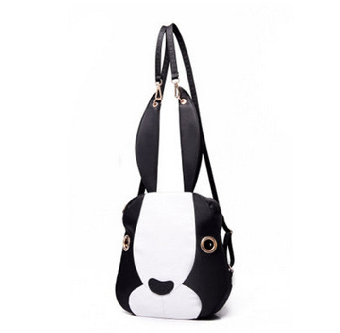 Cartoon Rabbit Nylon Backpack Purse With 4 Color Options