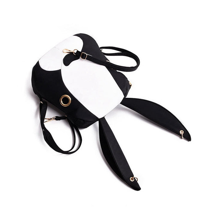 Cartoon Rabbit Nylon Backpack Purse With 4 Color Options