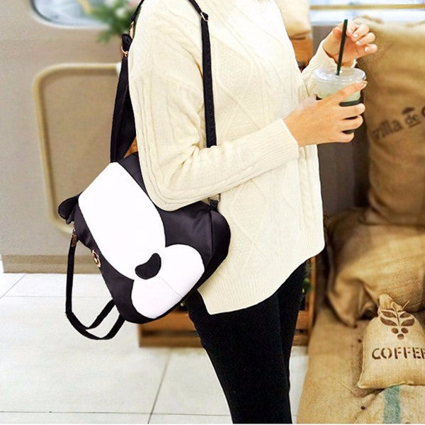 Cartoon Rabbit Nylon Backpack Purse With 4 Color Options