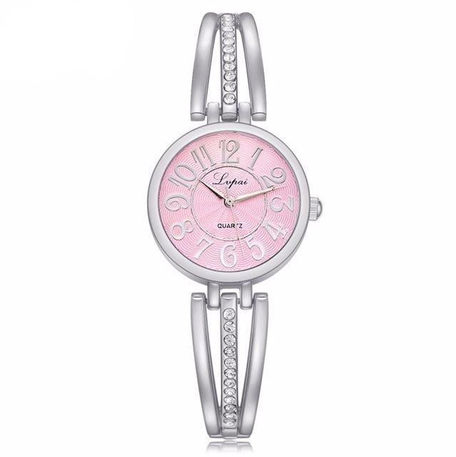 Round Dial Luxury Quartz Wristwatch