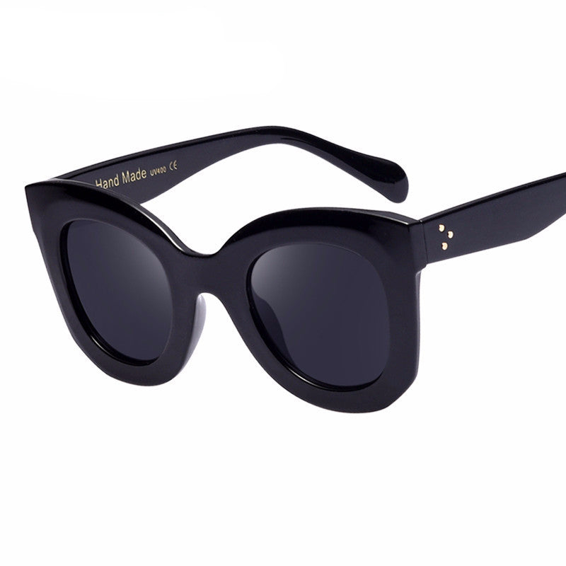 Fashion Women Sunglasses Rivet Shades Big Frame Style UV400