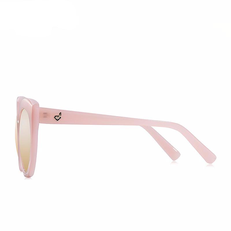 Oversized Cat Eye Acetate Frame Sunglasses  UV400 Lens