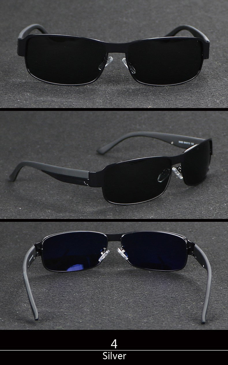 Vintage Polarized Men Sun Glasses Stainless Steel Frame UV400 Protection