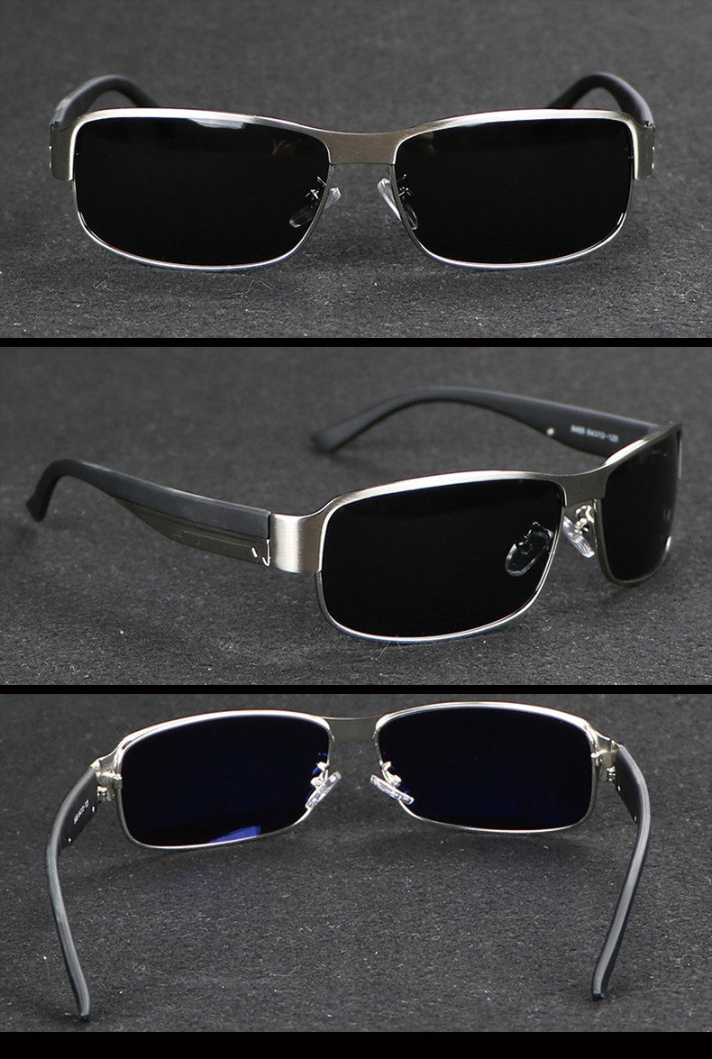 Vintage Polarized Men Sun Glasses Stainless Steel Frame UV400 Protection