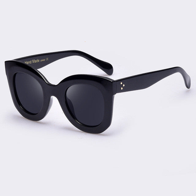 Fashion Women Sunglasses Rivet Shades Big Frame Style UV400