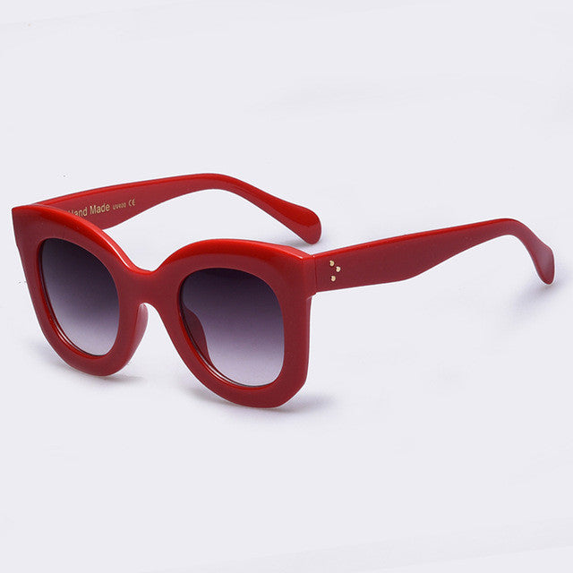 Fashion Women Sunglasses Rivet Shades Big Frame Style UV400