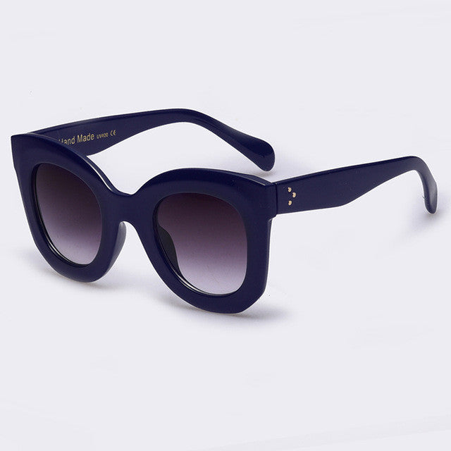 Fashion Women Sunglasses Rivet Shades Big Frame Style UV400