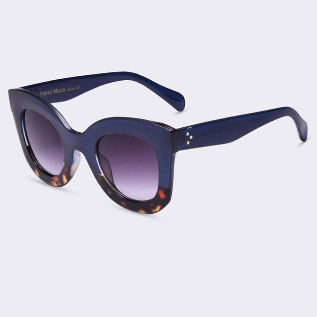 Fashion Women Sunglasses Rivet Shades Big Frame Style UV400