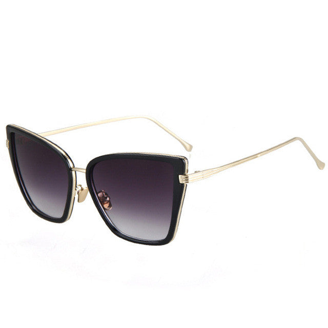 Fashion Cat Eye Sunglasses Vintage Retro Style With UV400 Mirror Lens