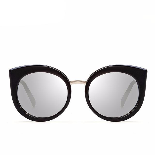 Oversized Cat Eye Acetate Frame Sunglasses  UV400 Lens