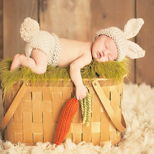 Infant Crochet Knit Handmade Costume - Rabbit