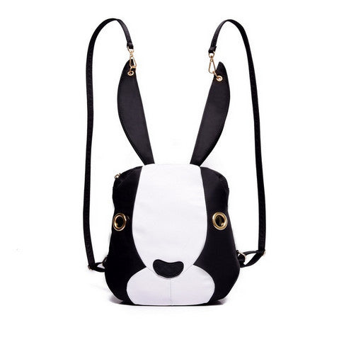 Cartoon Rabbit Nylon Backpack Purse With 4 Color Options