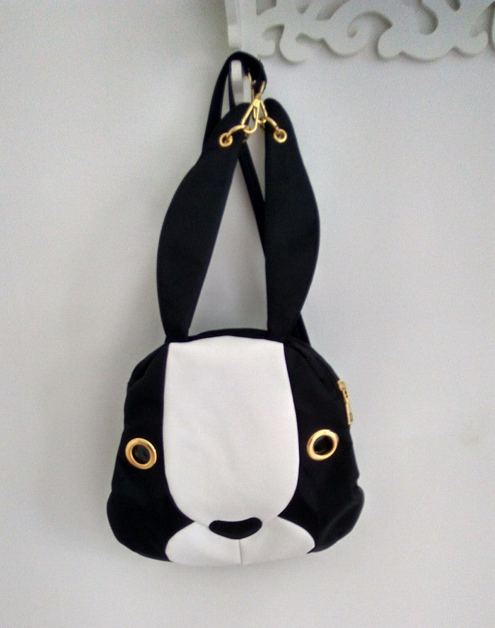 Cartoon Rabbit Nylon Backpack Purse With 4 Color Options