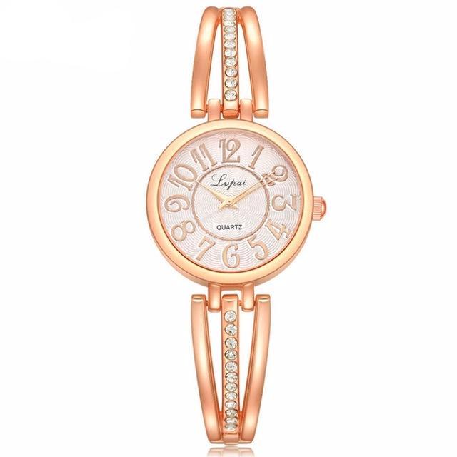 Round Dial Luxury Quartz Wristwatch