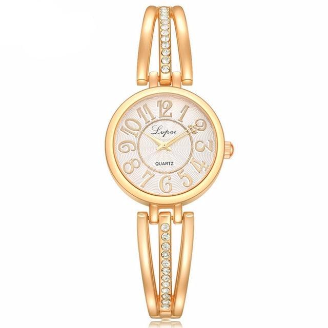 Round Dial Luxury Quartz Wristwatch