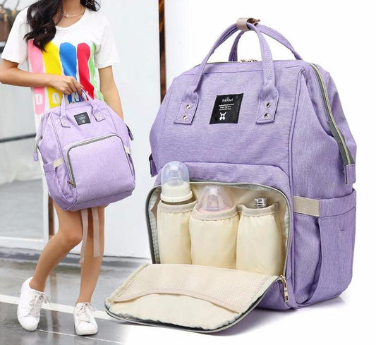 Large Capacity Waterproof Diaper Bag Travel Backpack