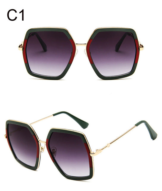 Oversized G Square Sunglasses UV400