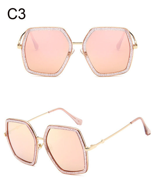 Oversized G Square Sunglasses UV400