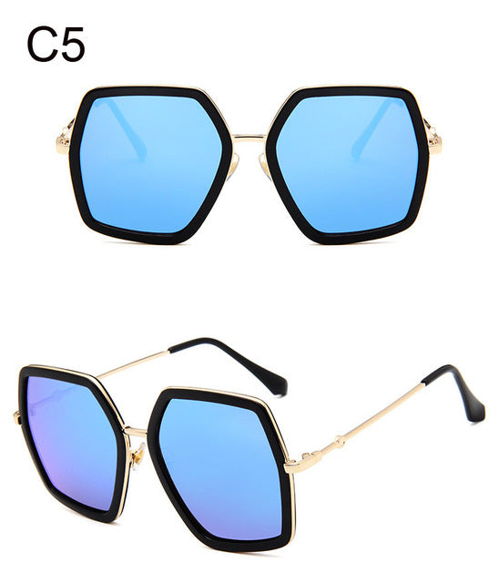 Oversized G Square Sunglasses UV400