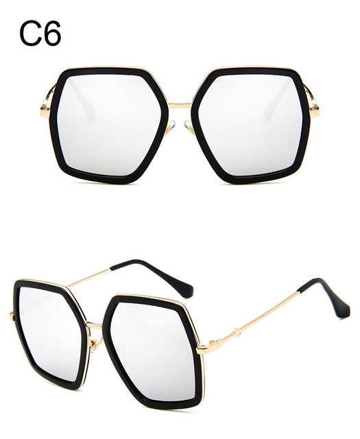 Oversized G Square Sunglasses UV400