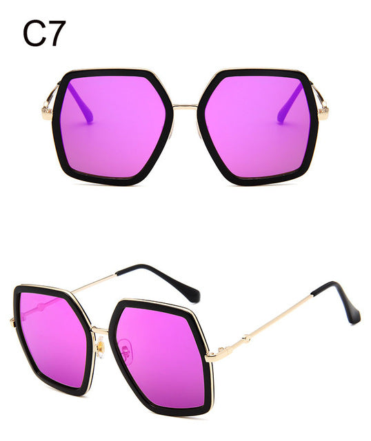 Oversized G Square Sunglasses UV400