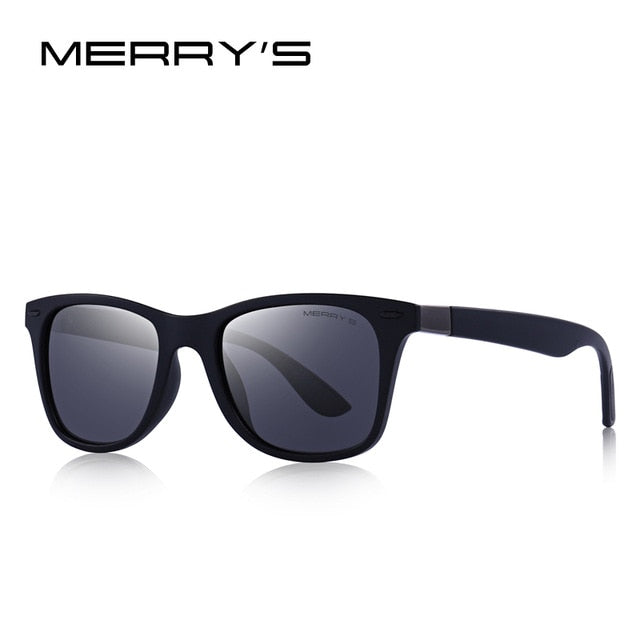 Unisex Classic Retro Rivet Polarized Light Weight Square Sunglasses