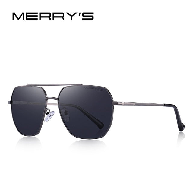 Men Classic Square Sunglasses Aviation Frame HD Polarized UV400 Sunglasses